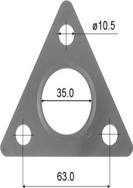 GCG Turbos Australia AATUR072 - Etansare, intrare turbina (compresor) aaoparts.ro