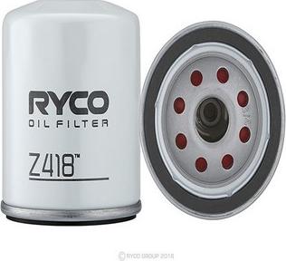 GCG Turbos Australia RY-Z418 - Filtru ulei aaoparts.ro