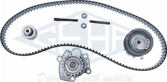 Geba K10565A - Set pompa apa + curea dintata aaoparts.ro