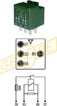 Gebe 9 9126 1 - Releu, ventilator habitaclu aaoparts.ro