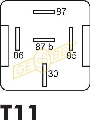 Gebe 9 8140 1 - Senzor, temperatura gaze evacuare aaoparts.ro