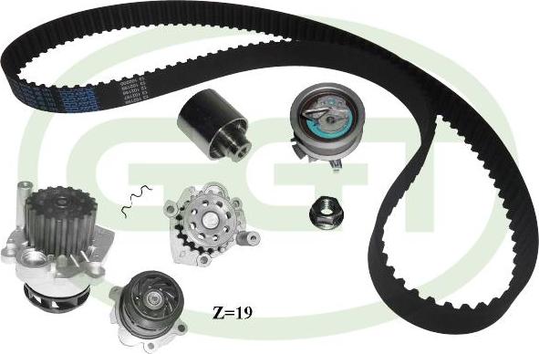 GGT KPA20033 - Set pompa apa + curea dintata aaoparts.ro