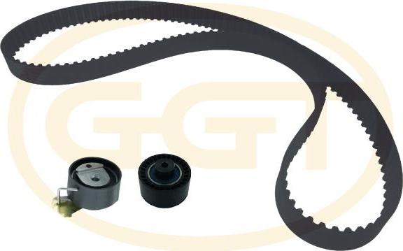 GGT KSPA186 - Set pompa apa + curea dintata aaoparts.ro