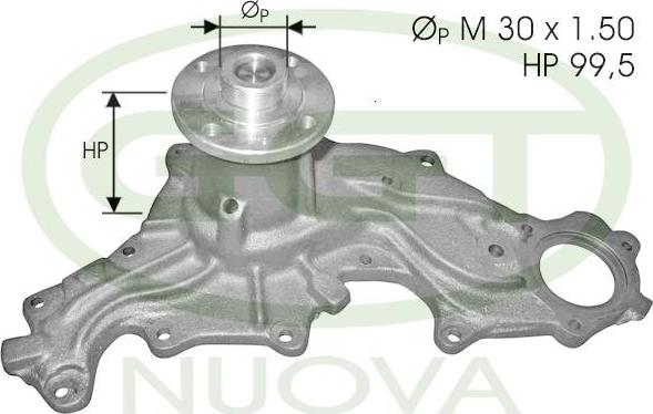 GGT PA10901 - Pompa apa aaoparts.ro