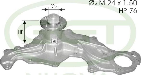 GGT PA12063 - Pompa apa aaoparts.ro