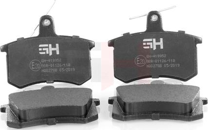 GH GH-419952 - Set placute frana,frana disc aaoparts.ro