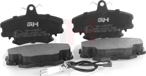 GH GH-419957 - Set placute frana,frana disc aaoparts.ro