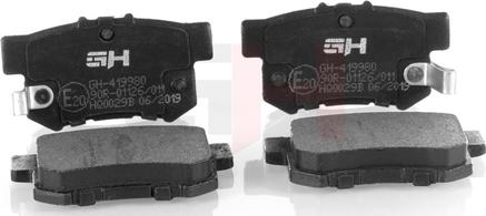 GH GH-419980 - Set placute frana,frana disc aaoparts.ro