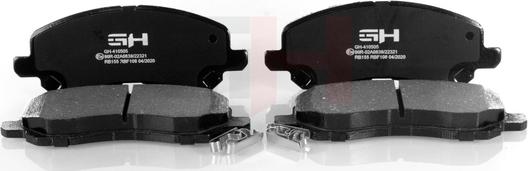 GH GH-410505 - Set placute frana,frana disc aaoparts.ro