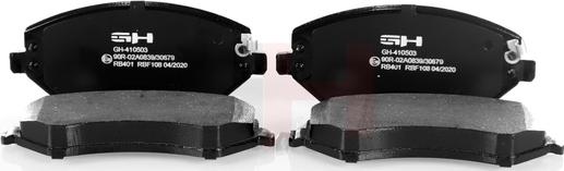 GH GH-410503 - Set placute frana,frana disc aaoparts.ro