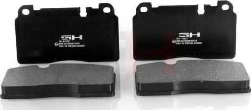 GH GH-410227 - Set placute frana,frana disc aaoparts.ro