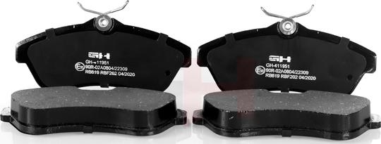 GH GH-411951 - Set placute frana,frana disc aaoparts.ro