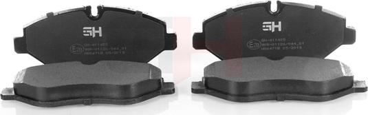 GH GH-411405 - Set placute frana,frana disc aaoparts.ro
