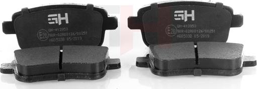GH GH-413953 - Set placute frana,frana disc aaoparts.ro