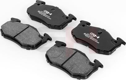 4U Autoparts 37650PU - Set placute frana,frana disc aaoparts.ro