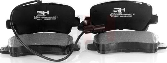 GH GH-413027 - Set placute frana,frana disc aaoparts.ro