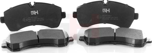 GH GH-413362 - Set placute frana,frana disc aaoparts.ro