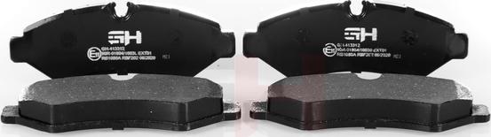 GH GH-413312 - Set placute frana,frana disc aaoparts.ro