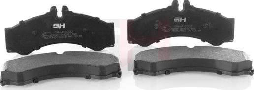 GH GH-413332 - Set placute frana,frana disc aaoparts.ro