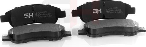 GH GH-413750 - Set placute frana,frana disc aaoparts.ro