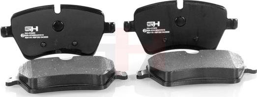 GH GH-412402 - Set placute frana,frana disc aaoparts.ro