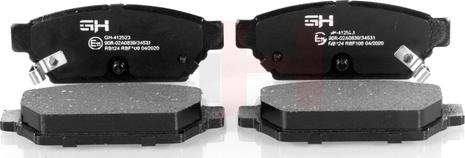 GH GH-412523 - Set placute frana,frana disc aaoparts.ro