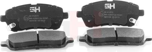 GH GH-412574 - Set placute frana,frana disc aaoparts.ro