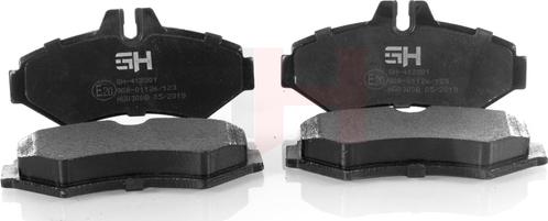 GH GH-412301 - Set placute frana,frana disc aaoparts.ro