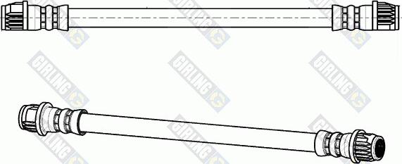 Girling 9001304 - Furtun frana aaoparts.ro
