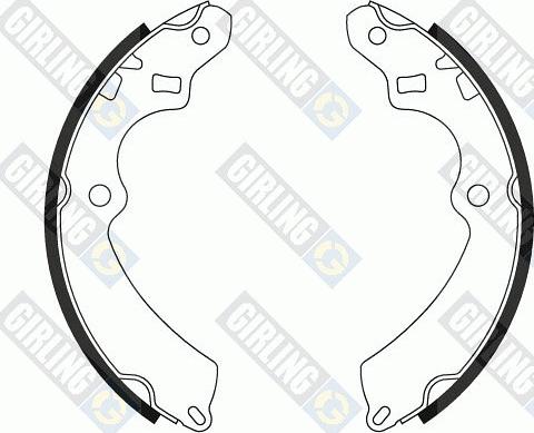 Girling 5162429 - Set saboti frana aaoparts.ro