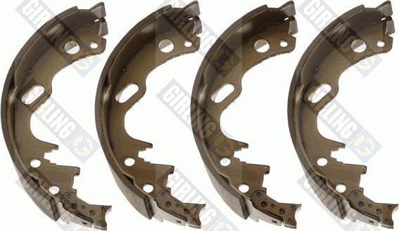 Girling 5184999 - Set saboti frana aaoparts.ro