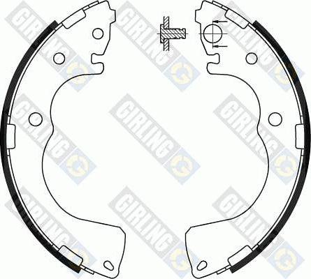 Girling 5184359 - Set saboti frana aaoparts.ro