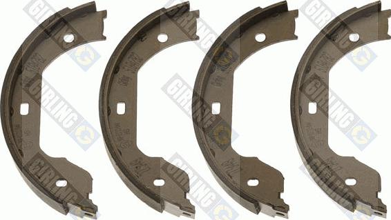 Girling 5184782 - Set saboti frana, frana de mana aaoparts.ro
