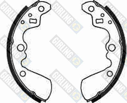 Girling 5185979 - Set saboti frana aaoparts.ro