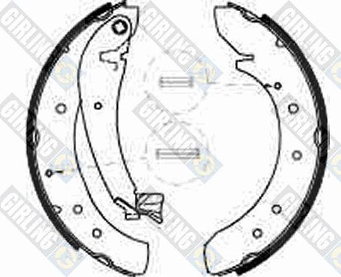 Girling 5185461 - Set saboti frana aaoparts.ro