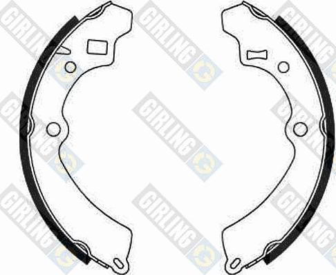 Girling 5185489 - Set saboti frana aaoparts.ro