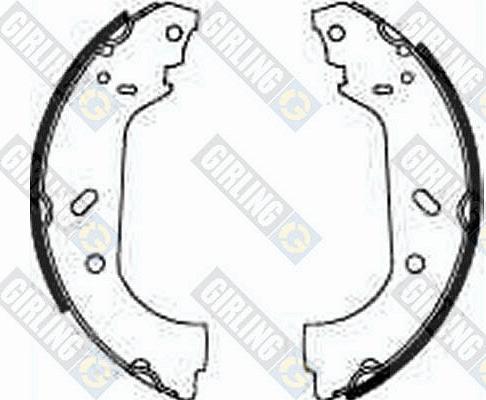 Girling 5185633 - Set saboti frana aaoparts.ro
