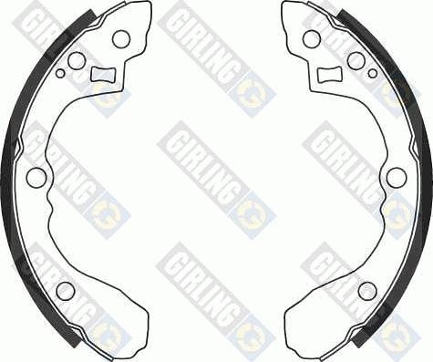 Girling 5186929 - Set saboti frana aaoparts.ro