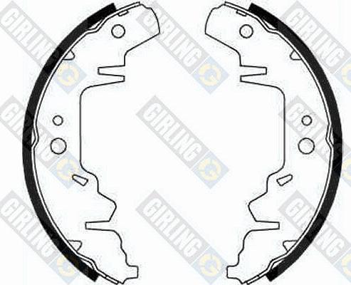 Girling 5186439 - Set saboti frana aaoparts.ro