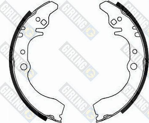 Girling 5186479 - Set saboti frana aaoparts.ro