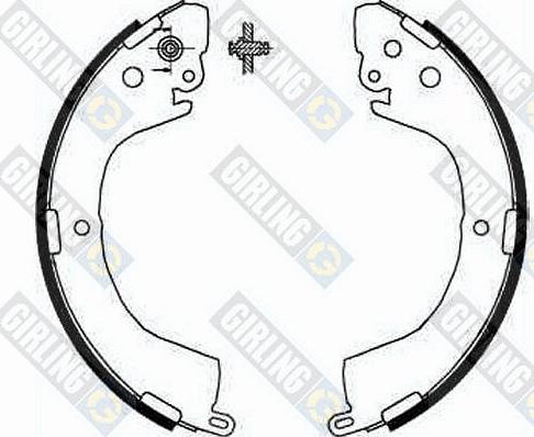 Girling 5186679 - Set saboti frana aaoparts.ro