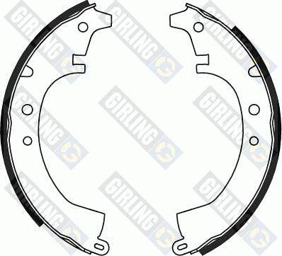 Girling 5180479 - Set saboti frana aaoparts.ro