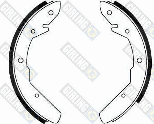 Girling 5181499 - Set saboti frana aaoparts.ro