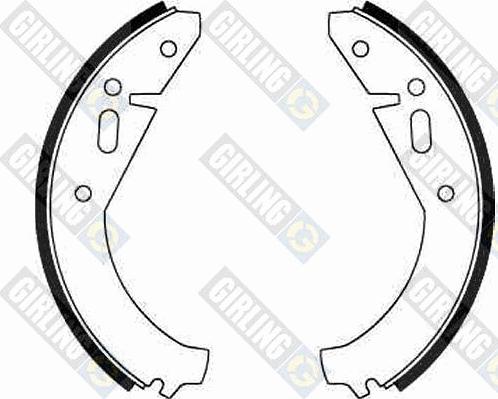Girling 5181419 - Set saboti frana aaoparts.ro