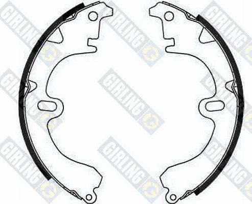 Girling 5181819 - Set saboti frana aaoparts.ro