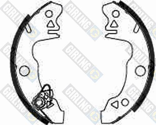 Girling 5183183 - Set saboti frana aaoparts.ro