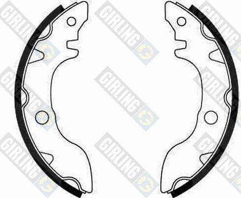 Girling 5182939 - Set saboti frana aaoparts.ro