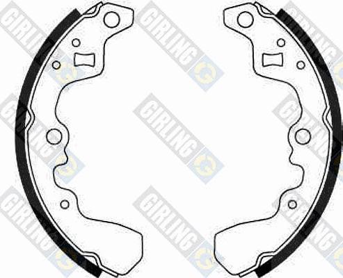 Girling 5182489 - Set saboti frana aaoparts.ro