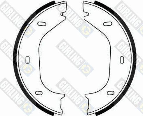 Girling 5182192 - Set saboti frana, frana de mana aaoparts.ro