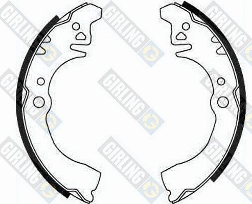 Girling 5182839 - Set saboti frana aaoparts.ro